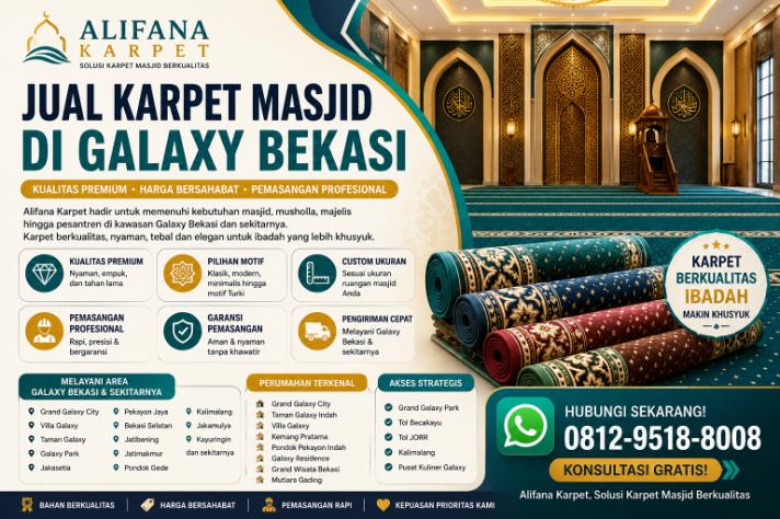 Jual Karpet Masjid Galaxy herdi
